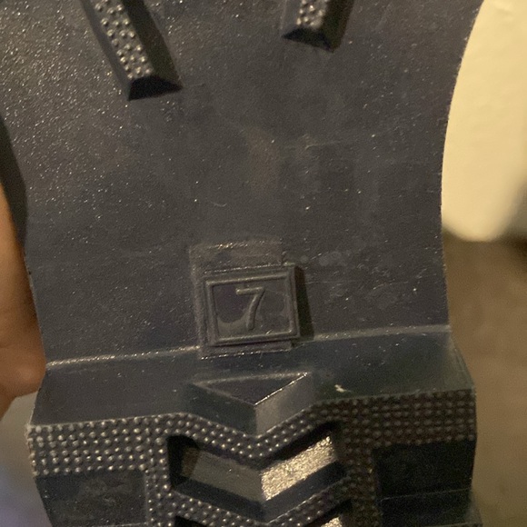 Plaid Rain Boots Size 7 - Picture 3 of 3